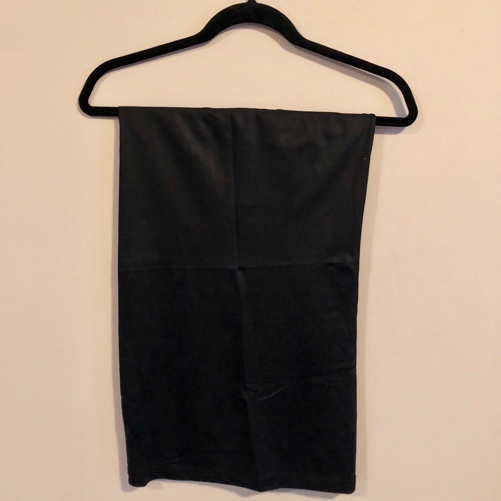 America Apparel Strapless Spandex Mini Dress